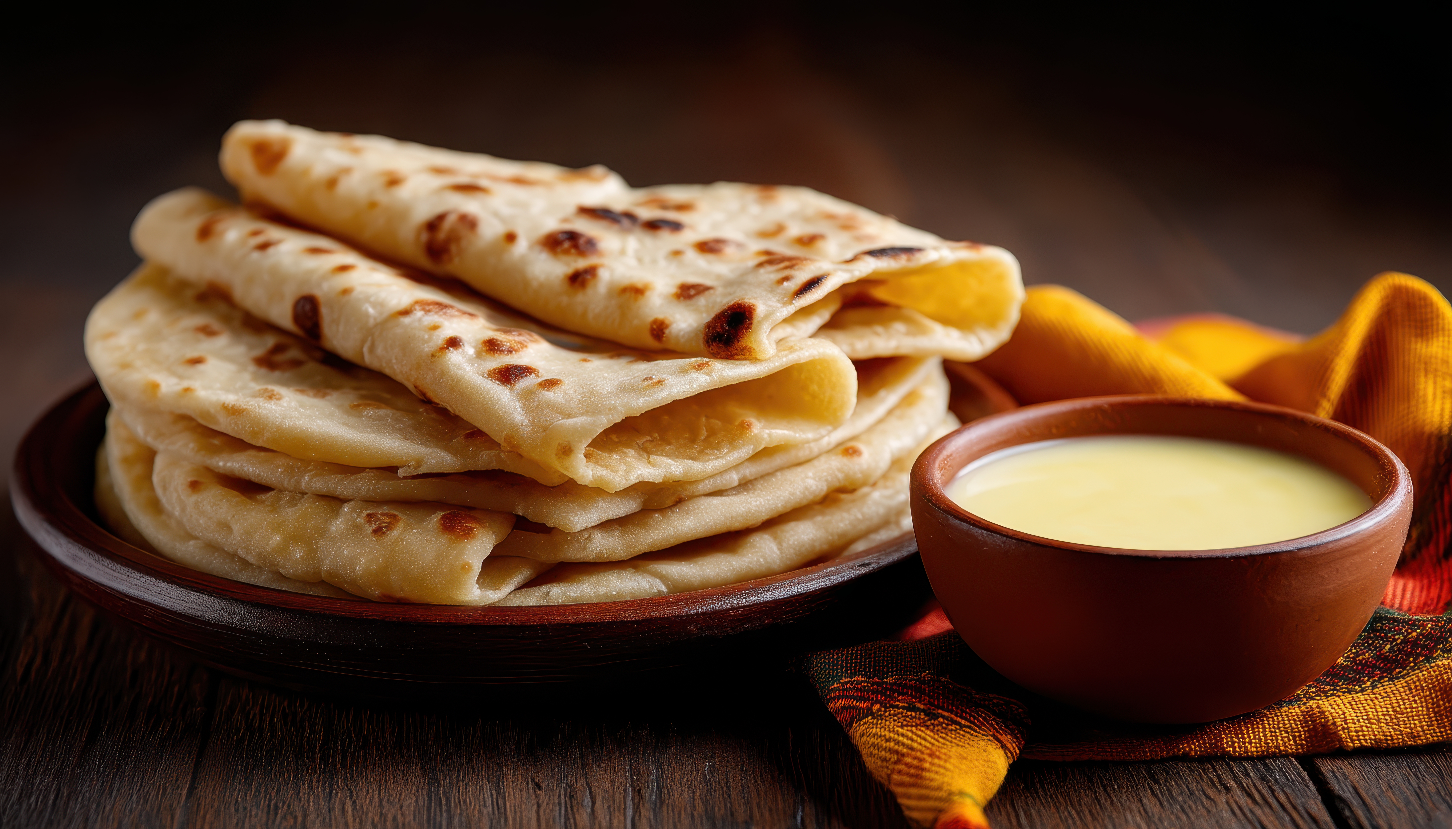 ghee and roti, ghee, roti